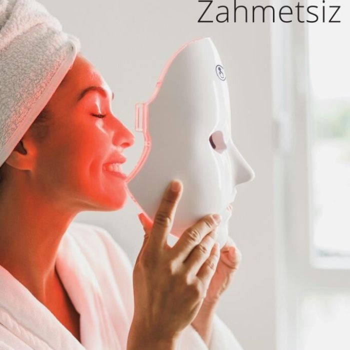 Kiwi Kfm-8650 Şarjlı Kızılötesi Işıklı Sıkılaştırıcı ve Terapi Maskesi