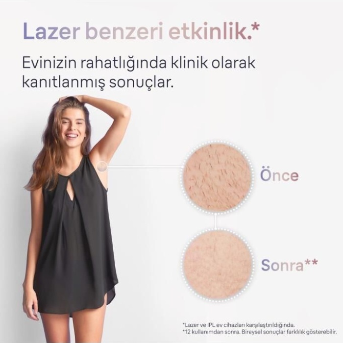 Braun- IPL Skin i·expert, Evde Tüy Alma, Ücretsiz Uygulama, Çanta, Gillette Venus, 3 Başlık, PL7253
