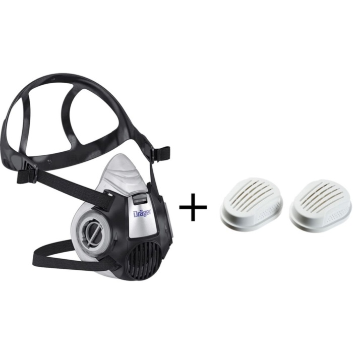 Drager X-Plore 3300 M Yarım Yüz Maskesi +  6738011 P3 R Filtre