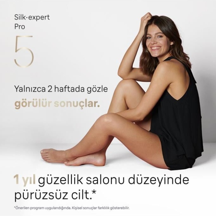 Braun IPL Silk·expert Pro 5, Evde Tüy Alma, Çanta, Venus Tıraş Makinesi, 2 Başlık ile, PL5146