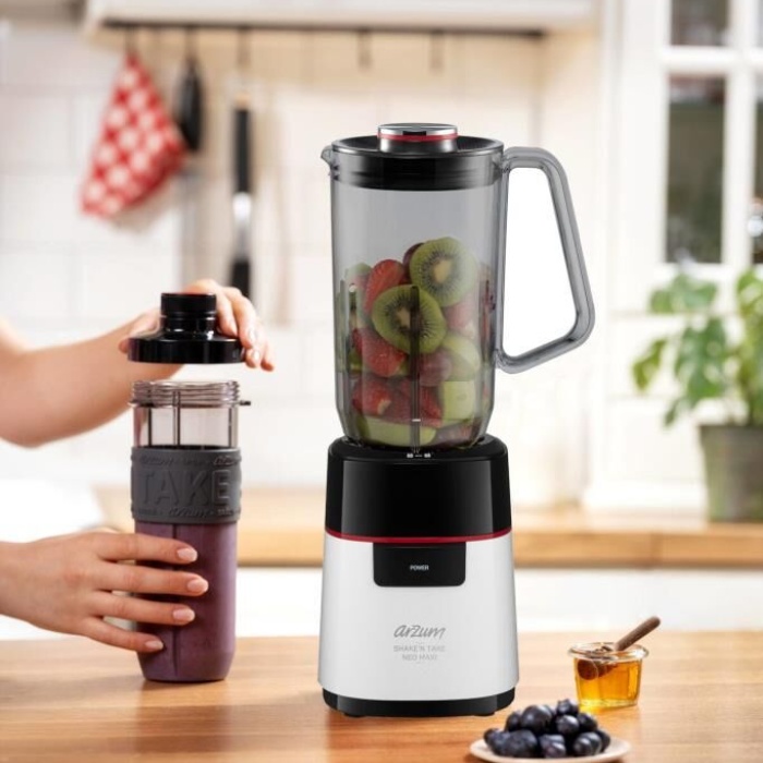 Arzum Ar1174-b Shaken Take Neo Maxi Kişisel Smoothie Sürahi Blender - Beyaz