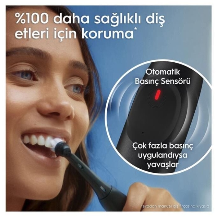 Oral-B İo 2 Gece Siyahı Şarjlı Diş Fırçası 1 Diş Fırçası Başlığı 1 Seyahat Kutusu