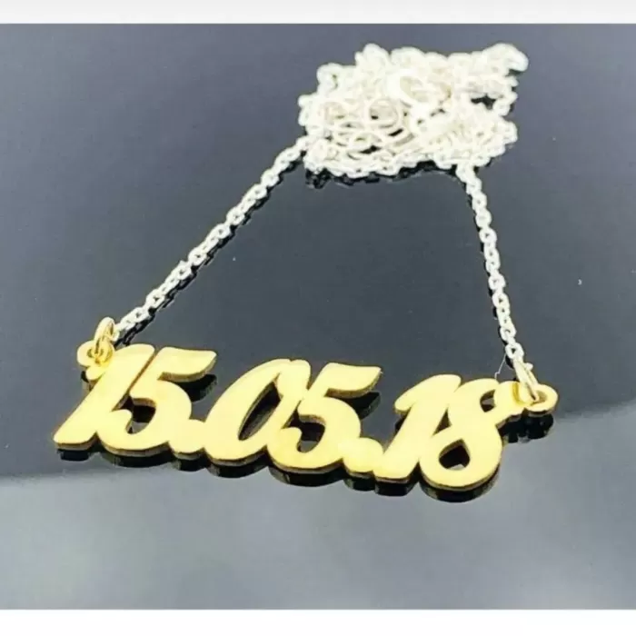 925 Ayar Gümüş Tarih Kolye
