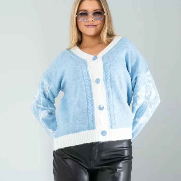Bebe Mavi Triko Hırka
