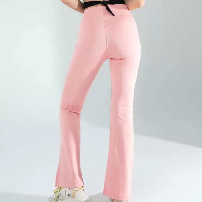 Pembe İspanyol Paça Tayt