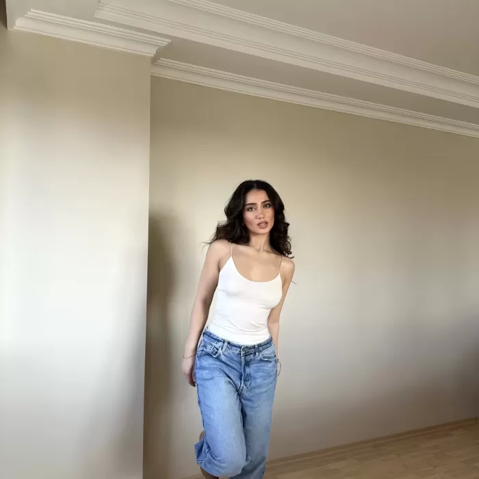Taş ZRA Model Poliamid İp Askı Bluz
