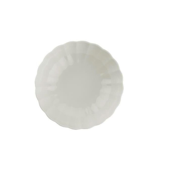 Kütahya Porselen Bone Luz Form 27 Parça 6 Kişilik Yemek Takımı Beyaz