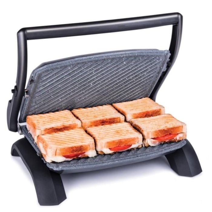 Aksu T28e Tostadoy Granit 1800W Izgara ve Tost Makinesi Gold Rose