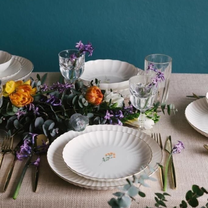 Kütahya Porselen Tiny Miny 6 Parça 21 Cm Pasta Takımı