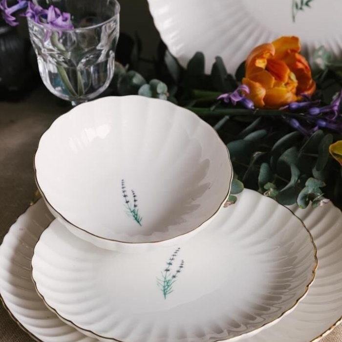 Kütahya Porselen Tiny Miny 6 Parça 21 Cm Pasta Takımı