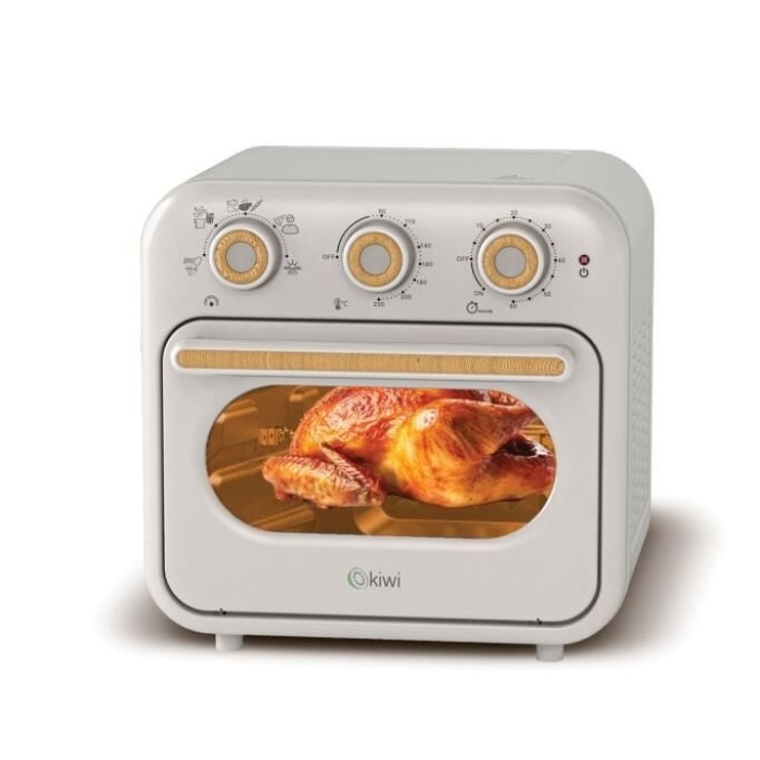 Kiwi 360° Derece Dönüş Sistemli 16 Lt Geniş Kapasiteli Zamanlayıcılı Yağsız Retro Fritöz KAF-5556