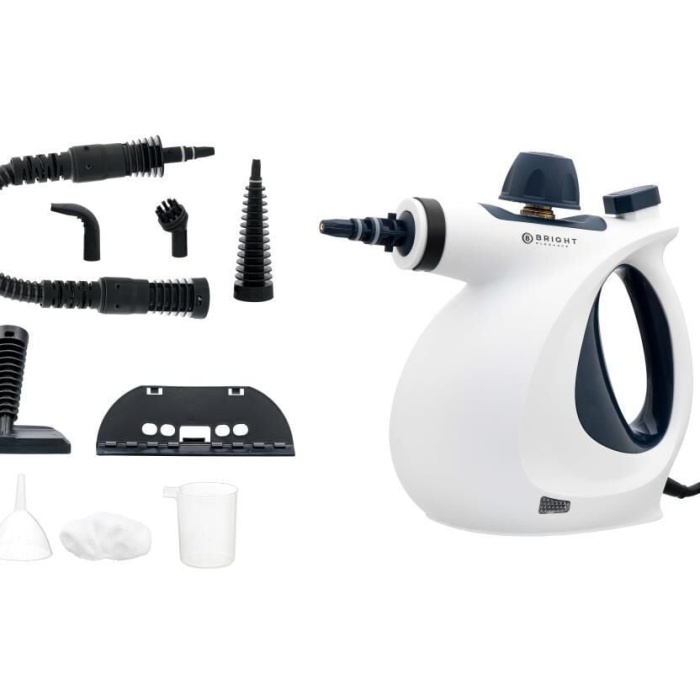Bright Elegance BE-3410 9 in 1 Çok Fonksiyonlu El Tipi Basınçlı Buharlı Temizlik Makinesi Ev, Zemin, Araba, Mutfak