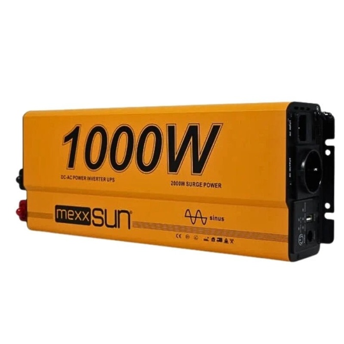 Mexxsun Tam Sinüs UPS İnverter (Remote Ekran) 12V 1500W