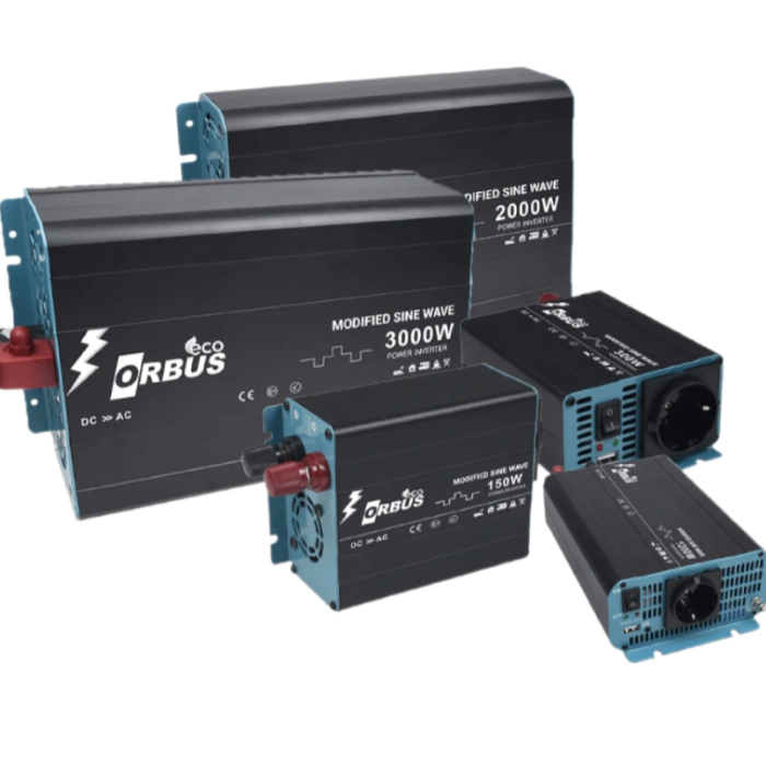 Orbus Eco 12 V 1200W Modifiye Sinüs İnverter