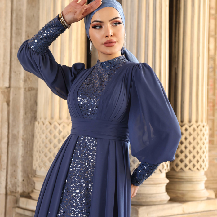 ALYA ABİYE İNDİGO