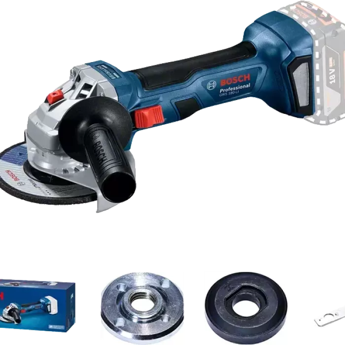 Bosch Professional GWS 180-LI 2x4ah Çift Akülü Taşlama Makinesi - 06019H9021