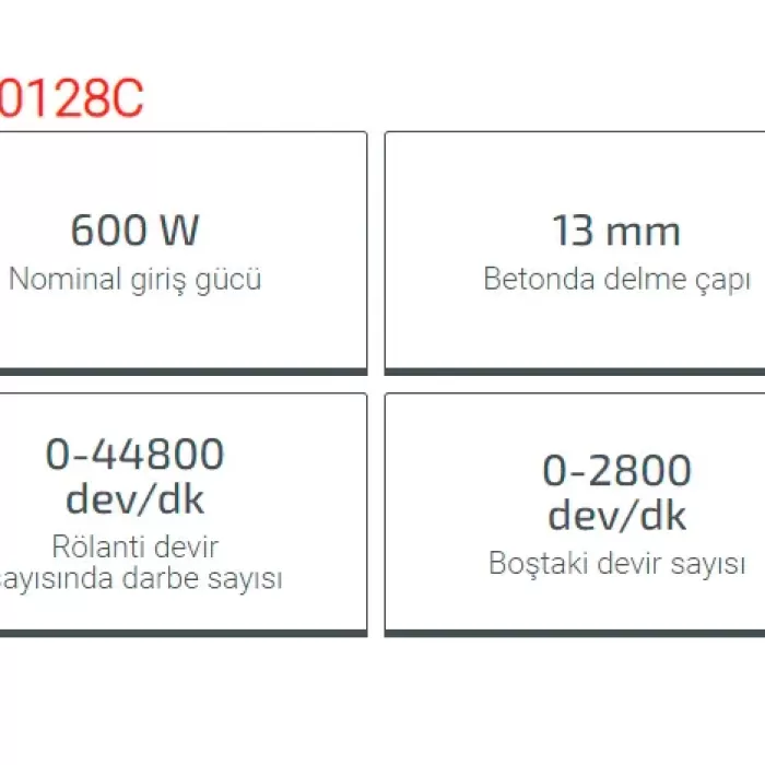 Crown Darbeli Matkap 600W Ct10128C