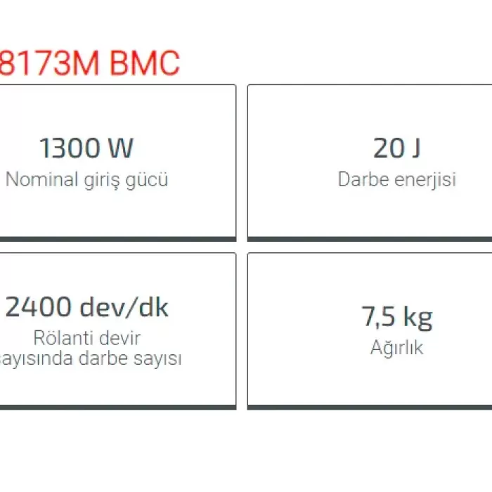 Crown Kırıcı Sds Max 1300W Ct18173M Bmc