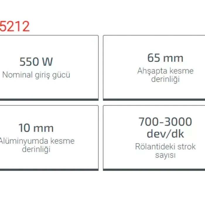 Crown Dekupaj Testere 550W Ct15212