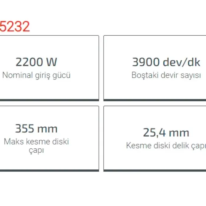 Crown Profil Kesme 2200W Ct15232