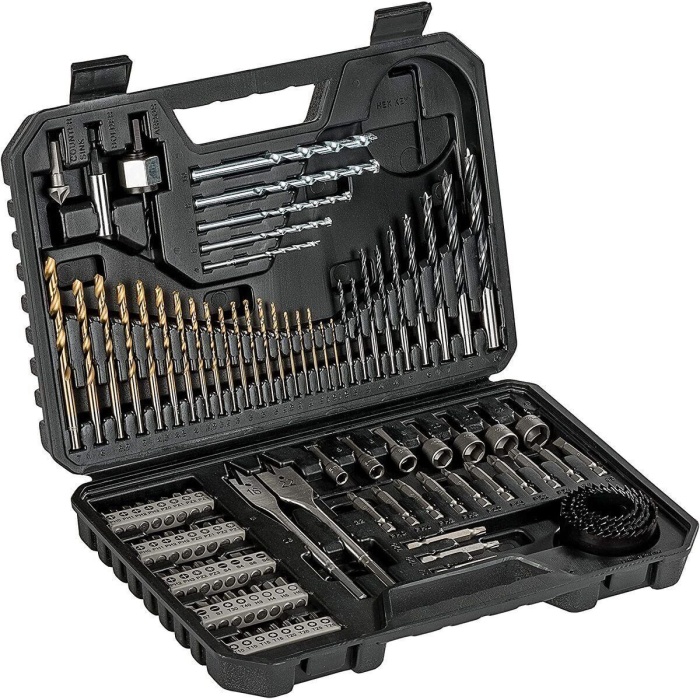 Bosch Professional GSB 185-LI 2 x 2.0Ah Çift Akülü Darbeli Matkap - 06019K3100 + Bosch V-Line Matkap & Vidalama Karışık Aksesuar Seti 103 Parça - 2607017367