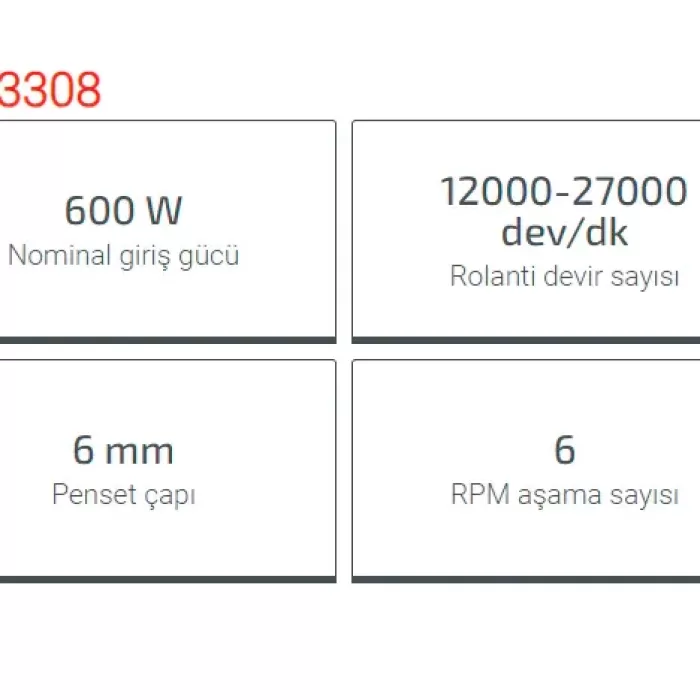 Crown Kalıpçı Taşlama-Kısa 600W Ct13308
