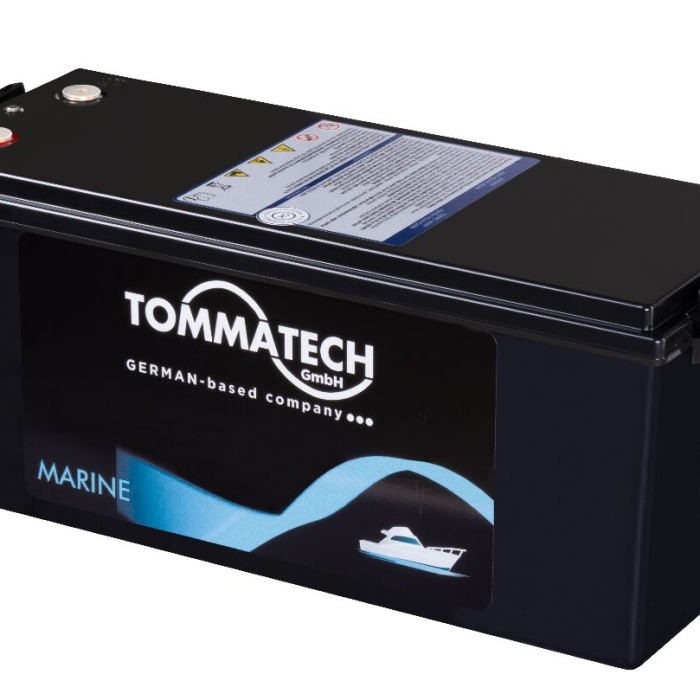 TommaTech 25.6 V 100 AH Marin Bluetooth Lityum Batarya