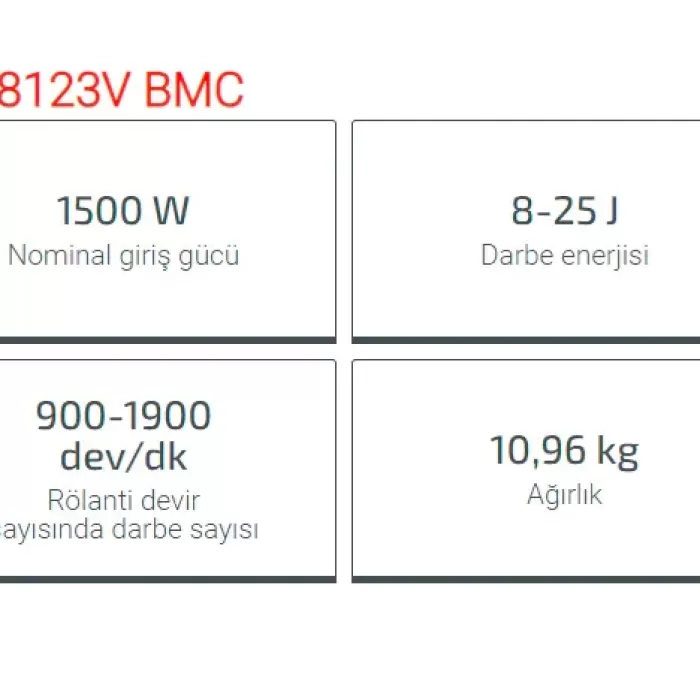 Crown Kırıcı Sds Max 1500W Ct18123V Bmc