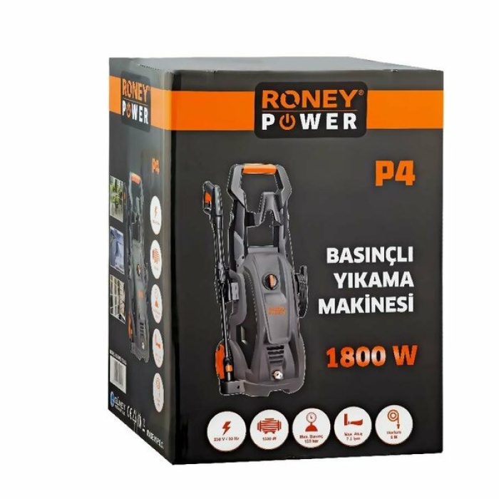 Roney Power P4 135 Bar Basınçlı Yıkama Makinesi 1800 W
