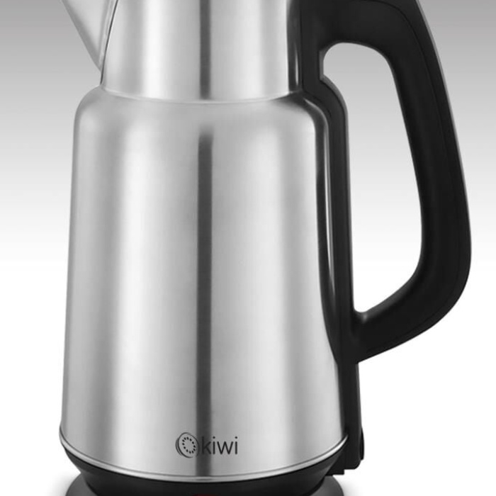 Kiwi KK-3334 Su Isıtıcı | 2.2L Paslanmaz Çelik, 360° Kablosuz, Gizli Rezistans