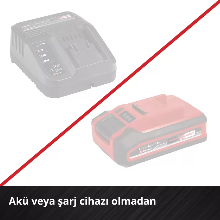 Einhell HYPRESSO 18/24-1, Akülü Yüksek Basınçlı Yıkama Makinası 18V 2 x 2.5 Ah + Şarj Cihazı