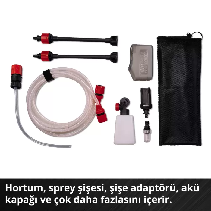 Einhell HYPRESSO 18/24-1, Akülü Yüksek Basınçlı Yıkama Makinası 18V  2 x 5.2 Ah + Şarj Cihazı