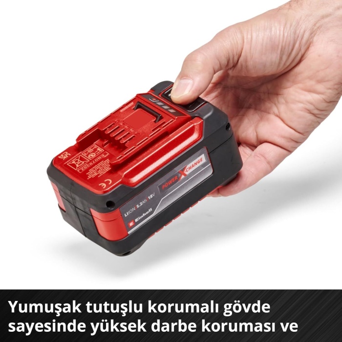 Einhell 2x18V 5,2 Ah Power-X-Change Twinpack Akü - 4511526