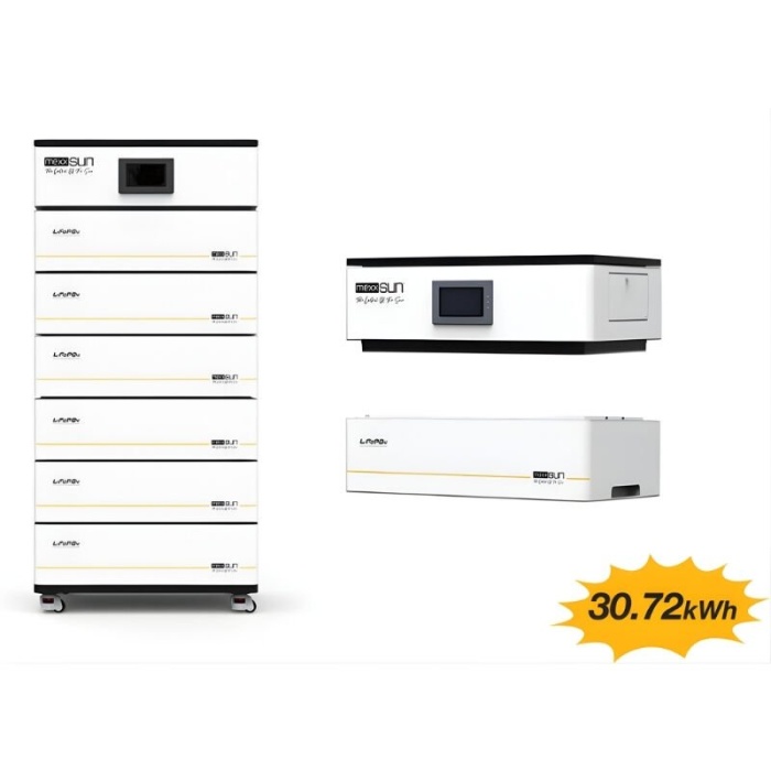 Mexxsun 30.72 kWh Yüksek Voltaj Lityum Akü