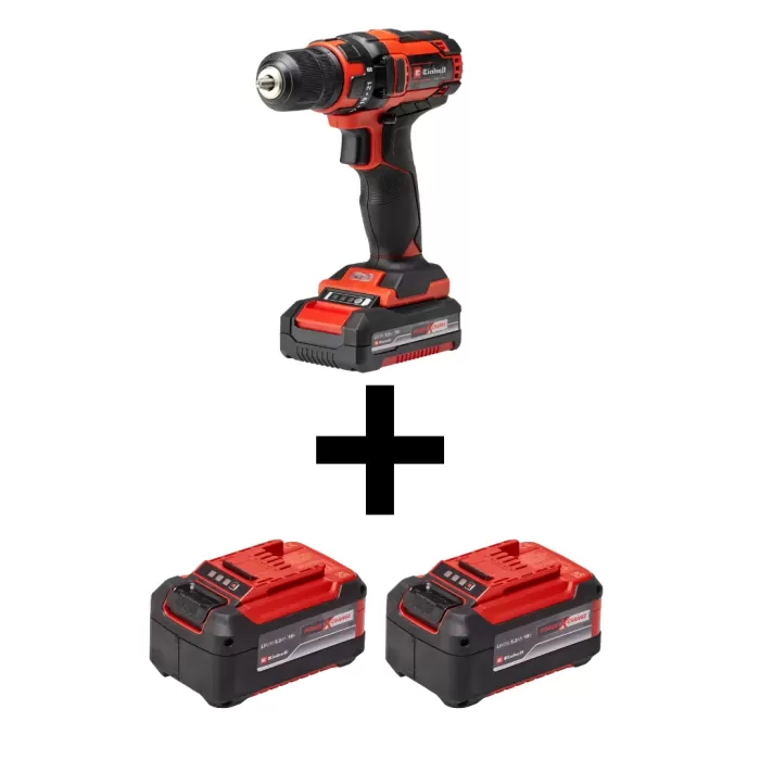 Einhell TC-CD 18/35 Li Çift Akülü 5.2 Ah + Şarj Cihazlı Akülü Matkap