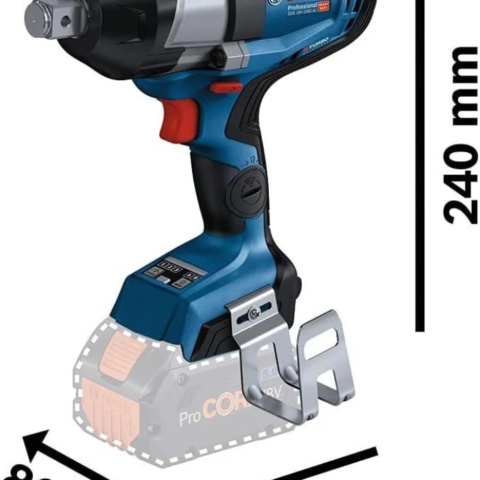 Bosch Professional GDS 18V-1050H 5.0 Ah Çift Akülü Somun Sıkma Makinesi - 06019J8522