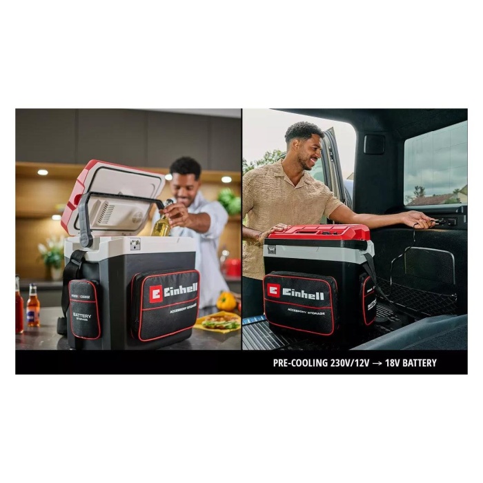 Einhell TE-COL 18/27 Li Akülü Oto Buzluk Çift Akülü 2.5 Ah + Şarj Cihazlı