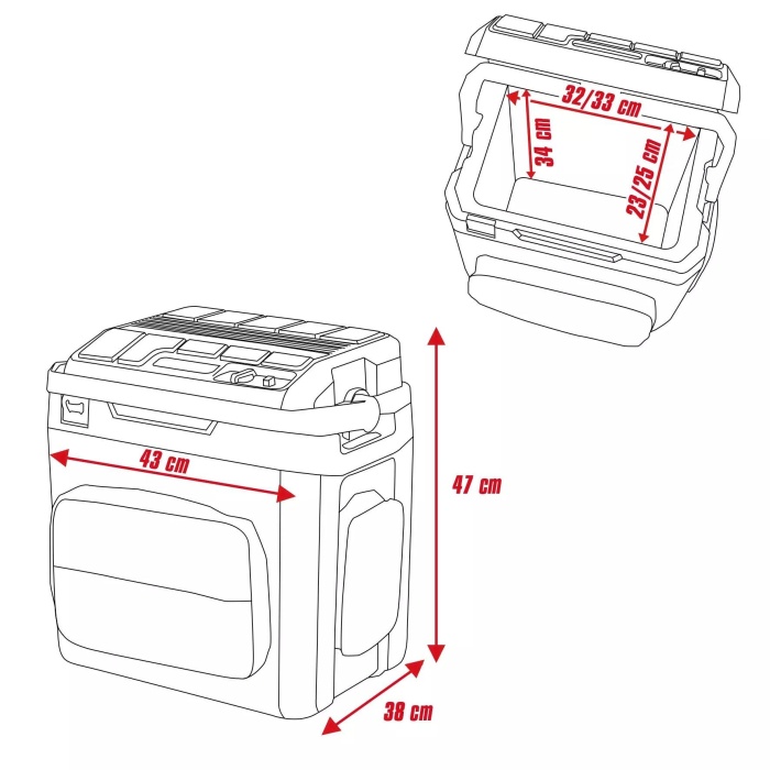Einhell TE-COL 18/27 Li Akülü Oto Buzluk Çift Akülü 4 Ah + Şarj Cihazlı