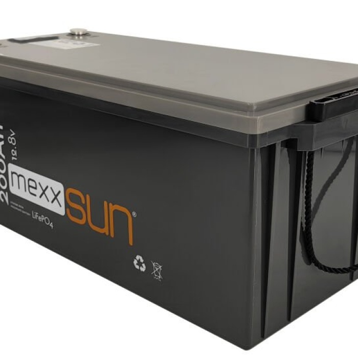 Mexxsun Lityum Akü 12,8V 200AH (LiFePo4) 2560Wh