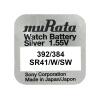 Murata Sony 392/384 Sr41 1,55v Saat Pili - 10 Adet