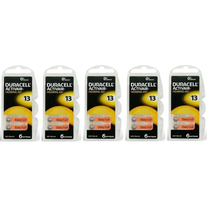 13 Numara Kulaklık Pili 6lı-5 Paket 5*6