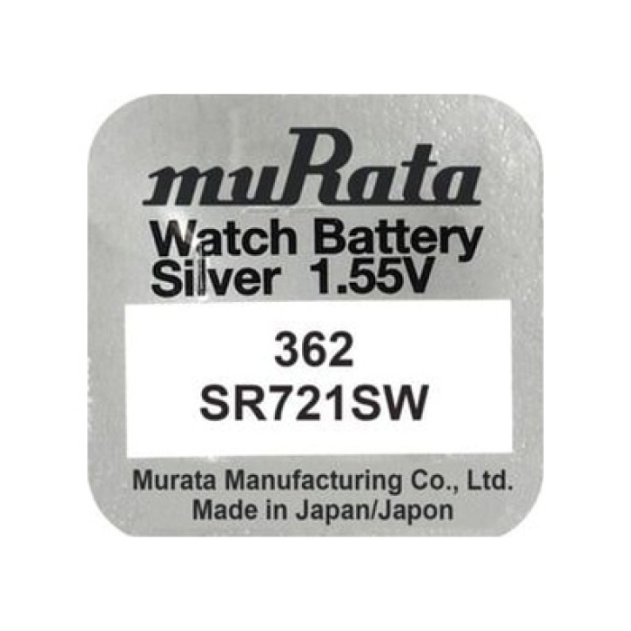 Murata Sony 362 Sr721sw 1,55v Saat Pili - 1 Adet
