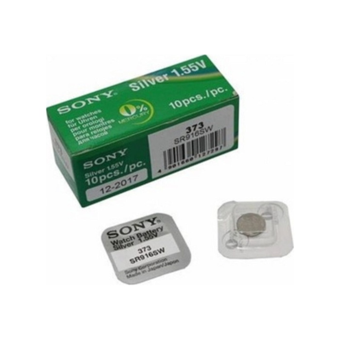 Murata Sony 373 Sr916sw 1,55v Saat Pili - 10 Adet