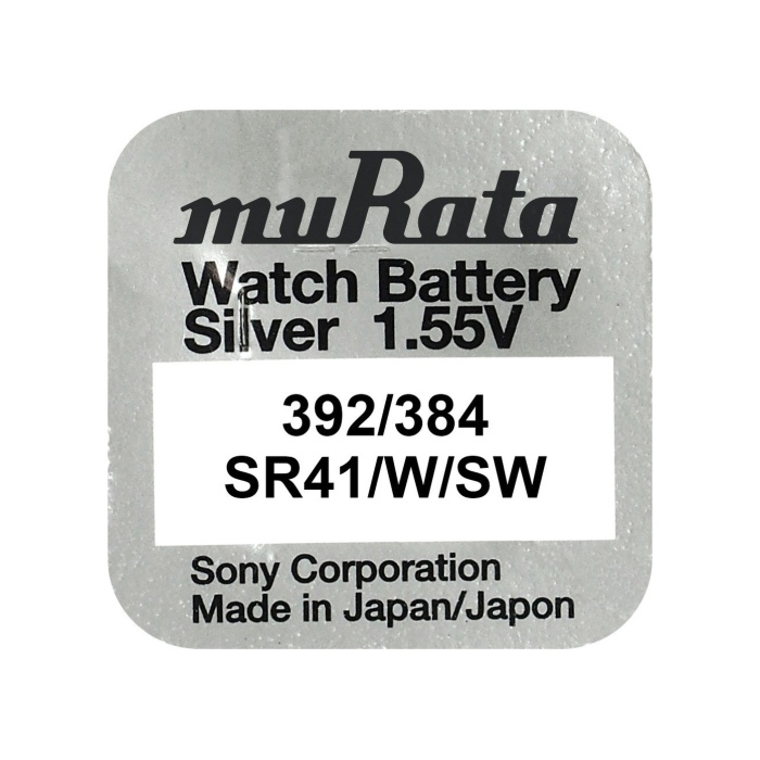 Murata Sony 392/384 Sr41 1,55v Saat Pili - 10 Adet
