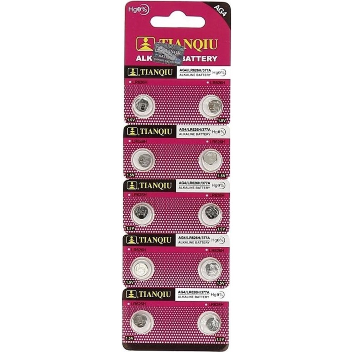 Tianqiu Ag4-lr626-377 1.55v Saat Pili - 10 Adet