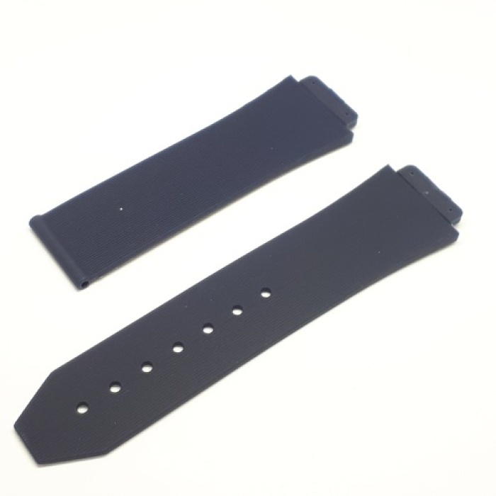 Uyumlu Slikon Saat Kordonu Kayışı|kilit 22mm - Lacivert