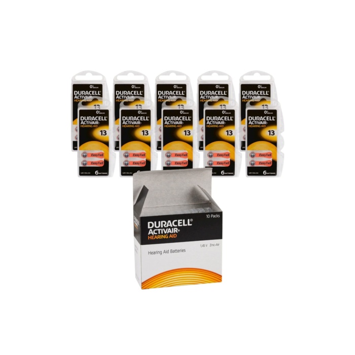 13 Numara Işitme Cihaz Pili Kulaklık Pili 6lı*10 Paket