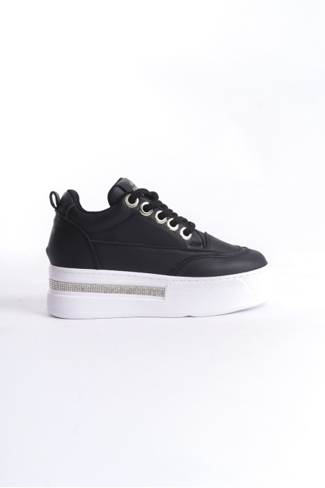 Alice Siyah Kadın Gizli Topuklu Sneaker