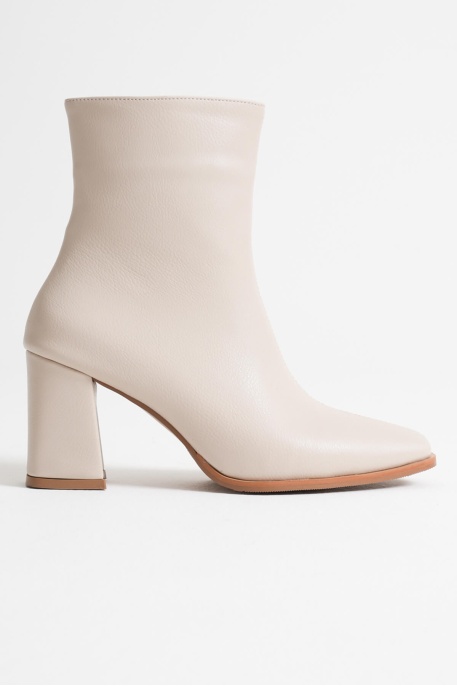 Muso Kadın Bej Topuklu Bot
