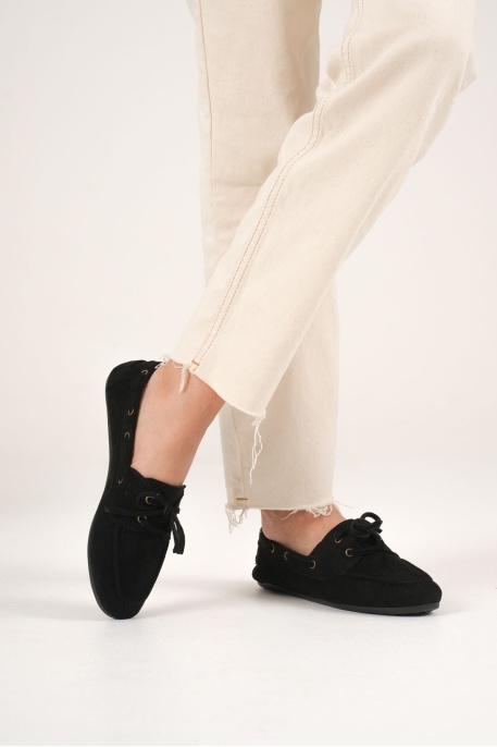 Kadın Siyah Günlük Süet Ayakkabı TR27MS06A